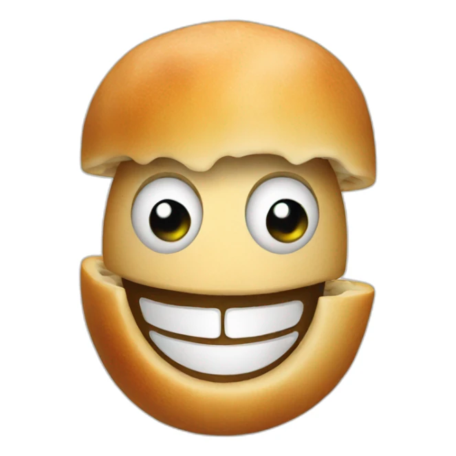 Smiling kebab sticker