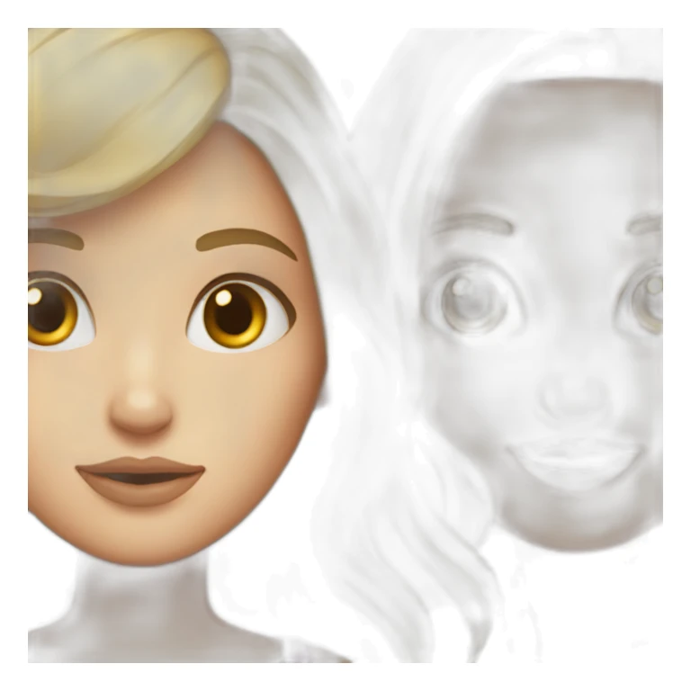 Blonde girl and brunette girl  sticker