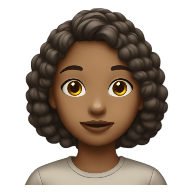 Girl with out paint sticker