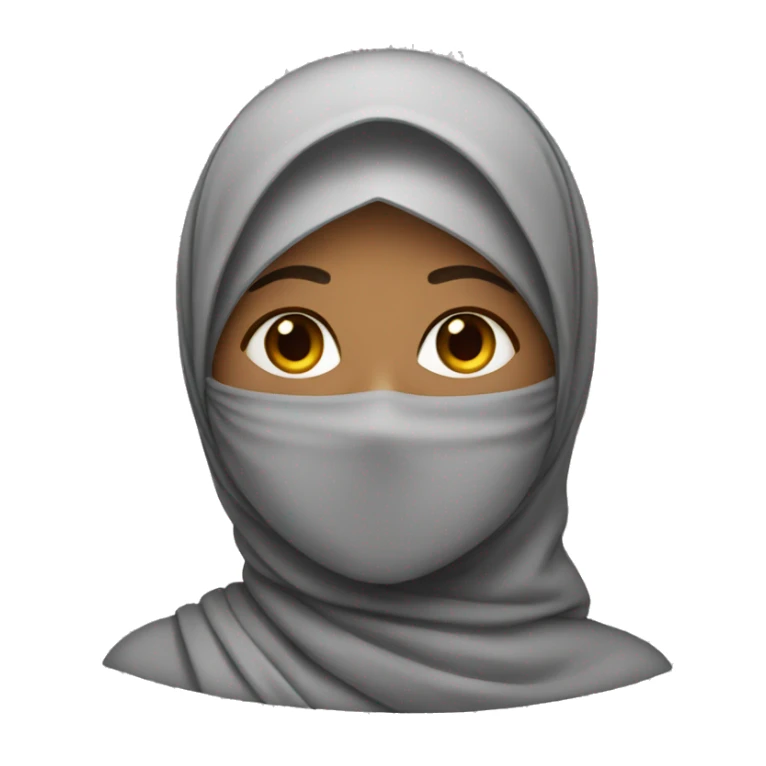 woman with hijab sticker
