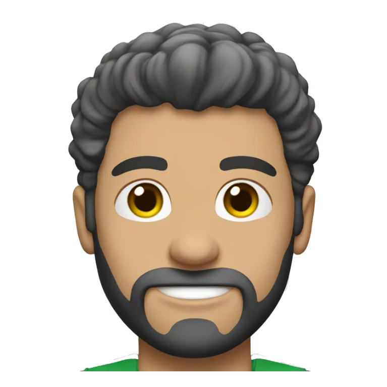 Homem branco cabelo liso Handbol sticker