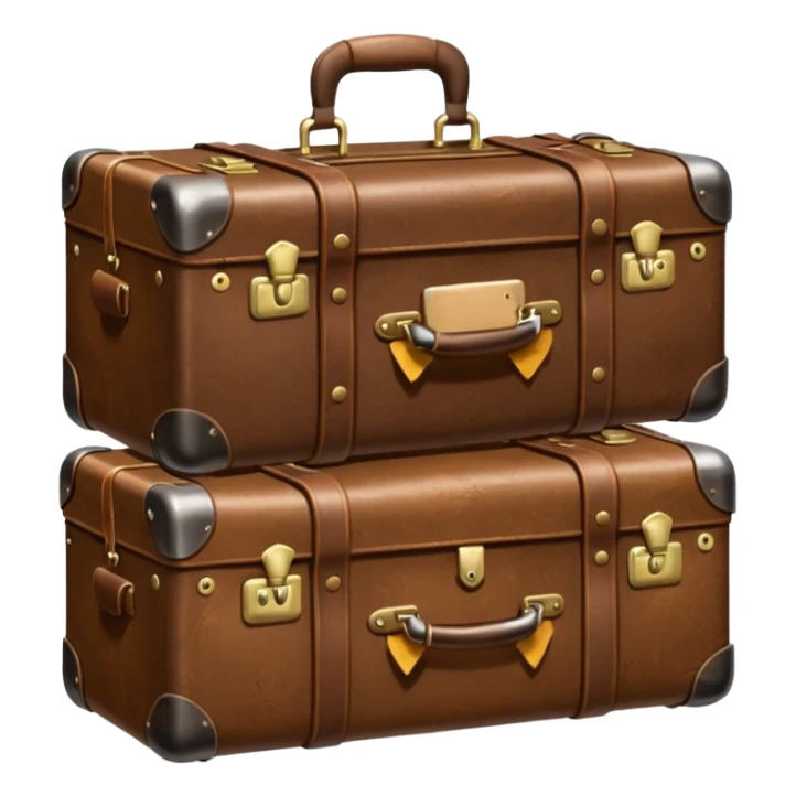 old suitcases sticker