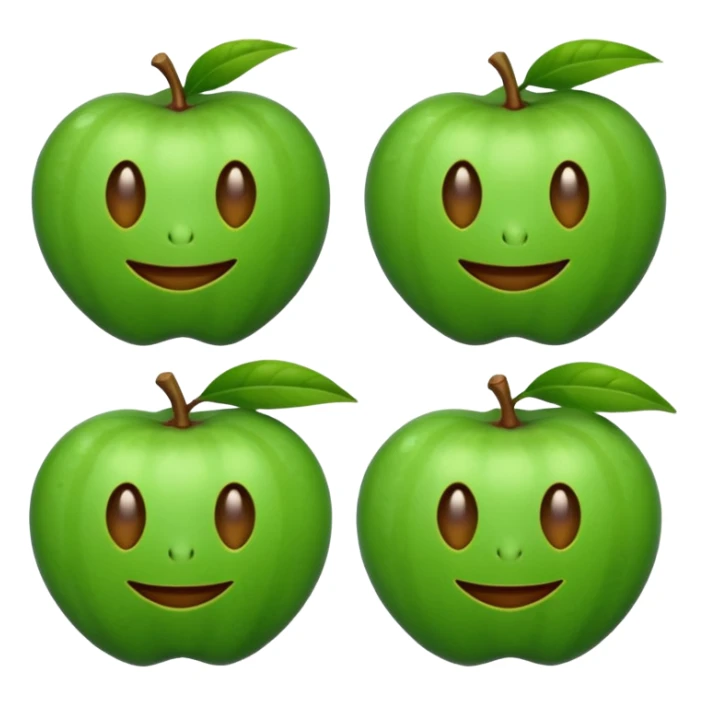 emoji green posion frutiger aero sticker