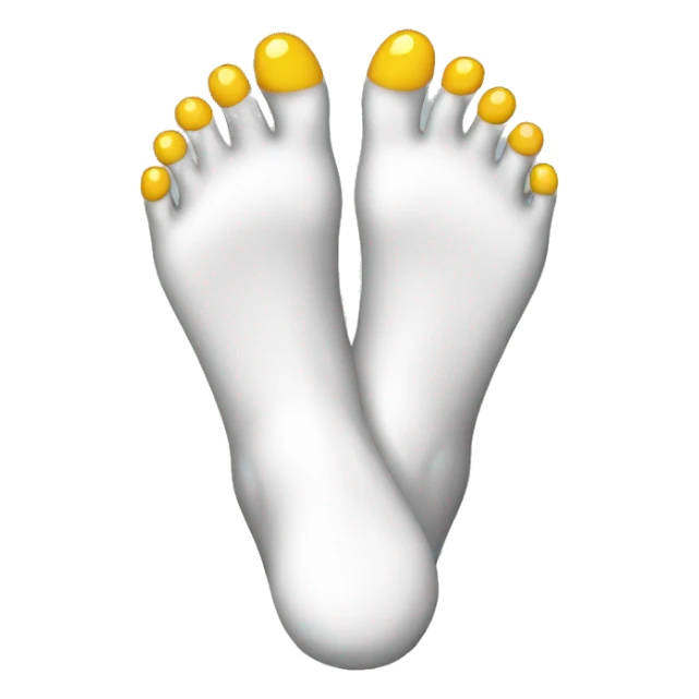 Foot wearing wet socks sticker