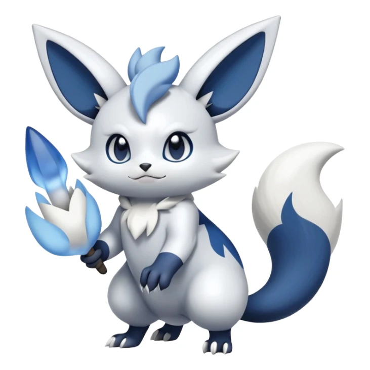 Zangoose-Minccino-Meowstic-Fakémon-hybrid-creature (full body)  sticker