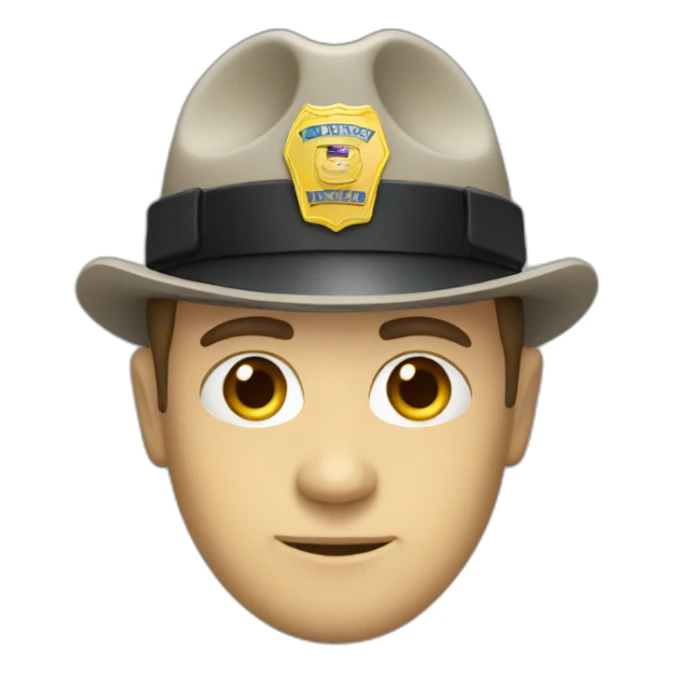 Officer investigator sticker