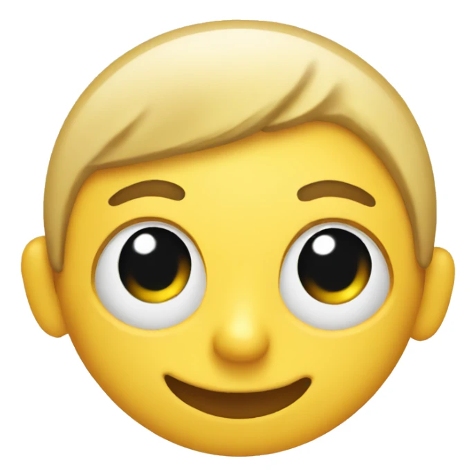 smile with big eyes sticker