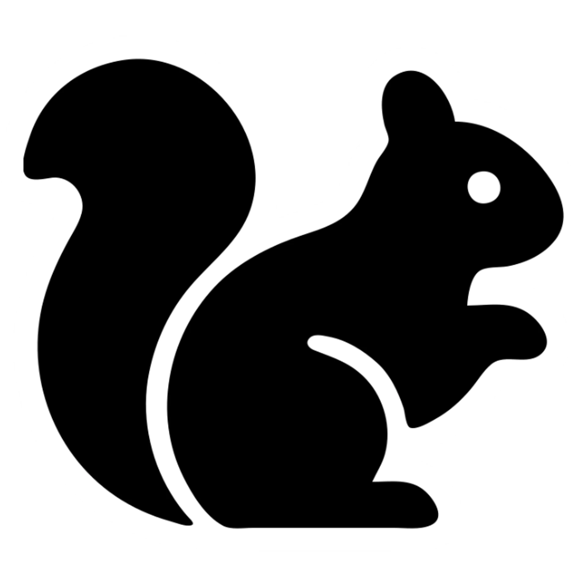 a squirrel sticker