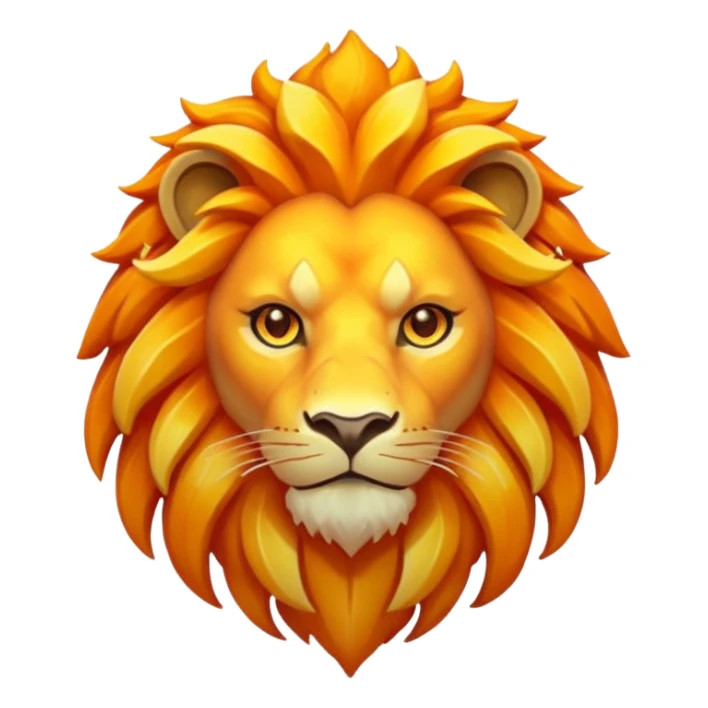 Pokemon legendary laranja and yellow crystal lion sticker