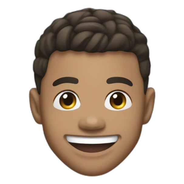kylian mbappé smiling with the tongue sticker