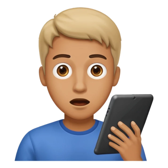 un monsieur fou sur ça tablette sticker