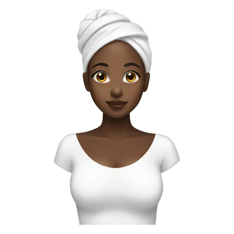 black girl skincare  sticker