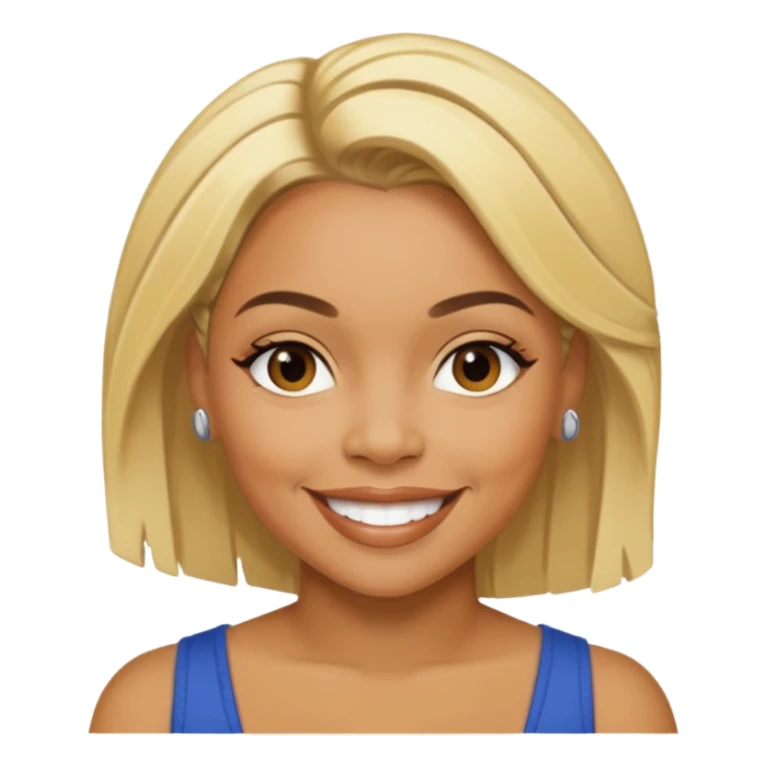 Tionne T-Boz Watkins with blonde hair  sticker