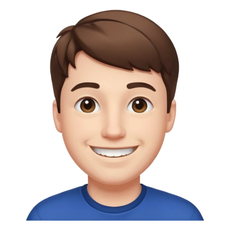 Make a emojis of mr beast face sticker