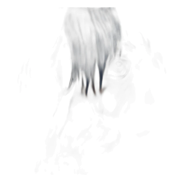 Cheval blanc et marron aux yeux bleus sticker