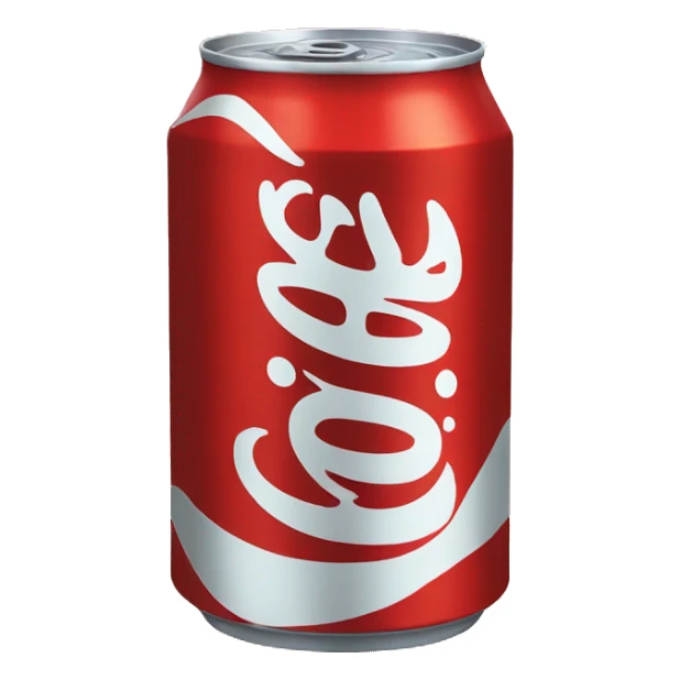 can of coca cola sticker