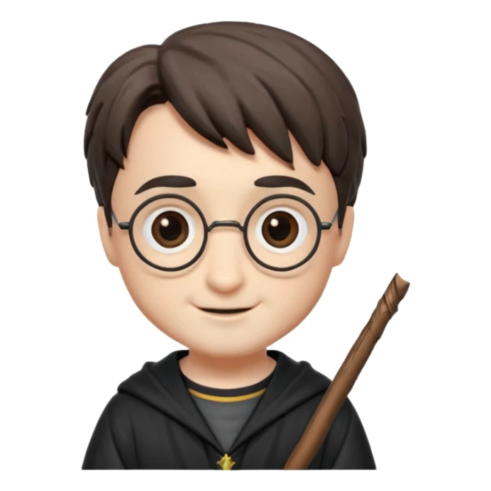 harry potter happy face funko pop style cute sticker