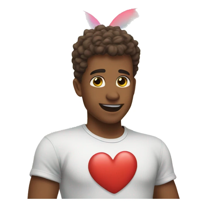 Rainbow heart emoji sticker