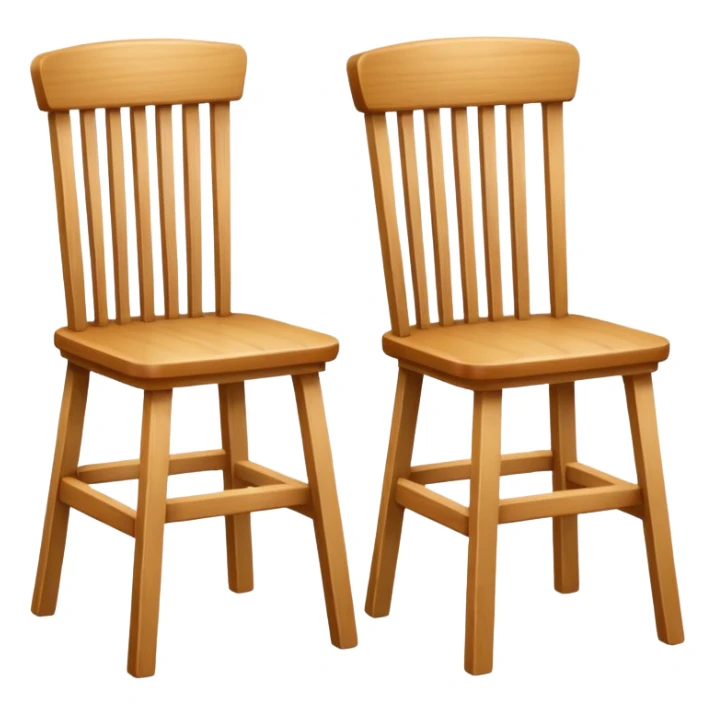 Wooden chairs sticker