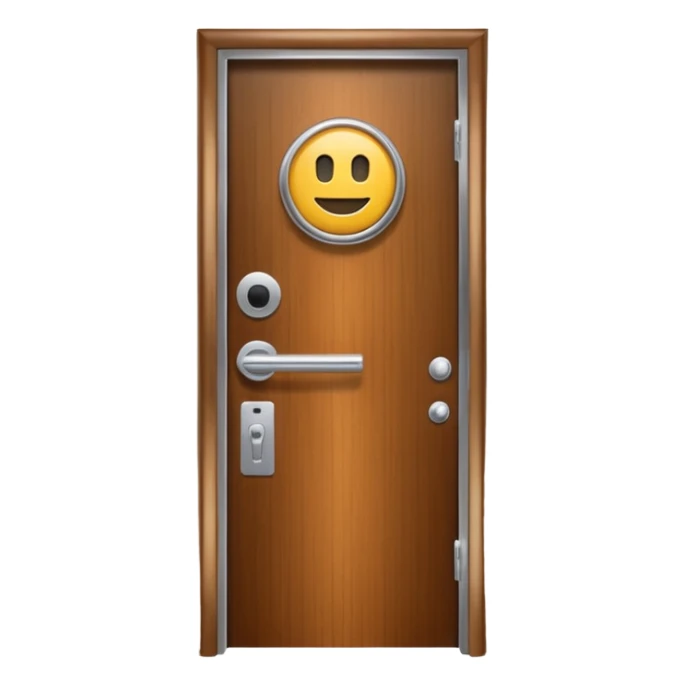 hotel room door modern sticker