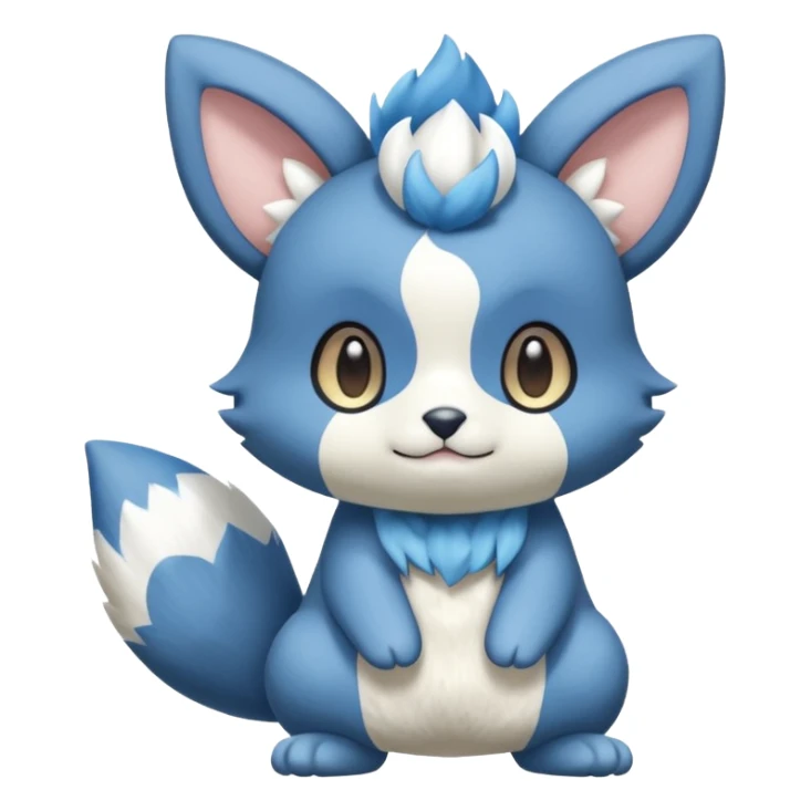 Meowstic-Oshawott-Minccino-fusion sticker