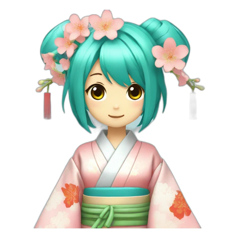 hatsune-miku-kimono sticker