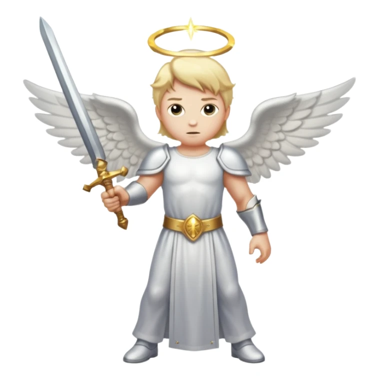 - 🛡️ Shield – symbolizing protection
- ⚔️ Sword – representing spiritual warfare
- 👼 Angel – the heavenly messenger
- ✨ Sparkles – highlighting his glory.  killing the satan sticker