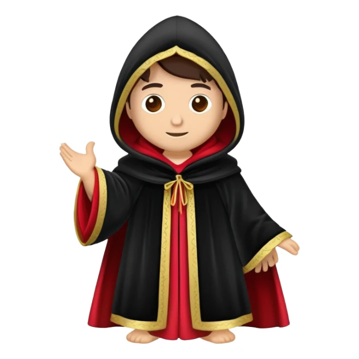 Make a Spanish Capirote with the suits they wear during Holy Week sticker