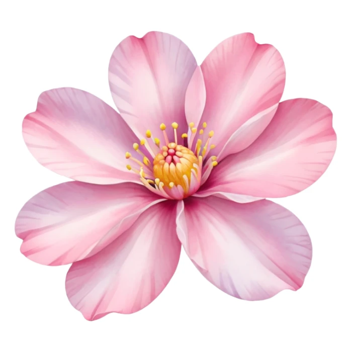 Pink Pastel Flower sticker