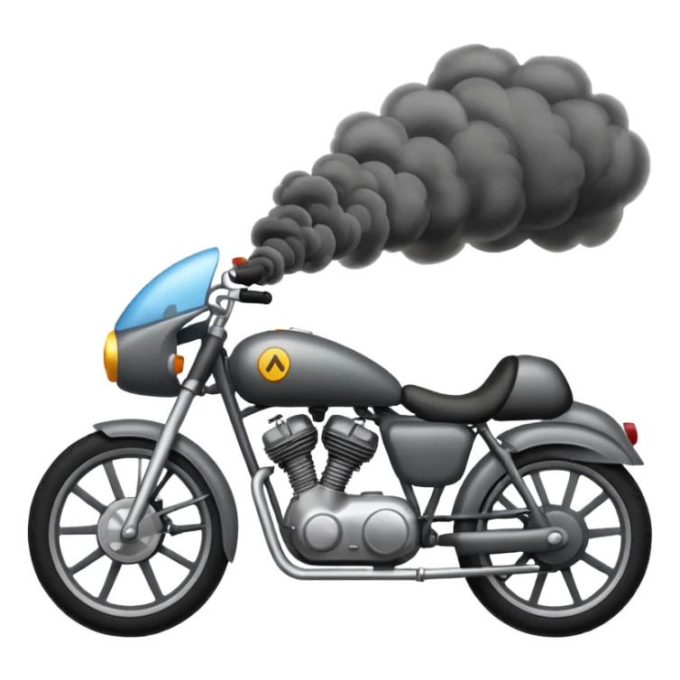vehile pollution bike or car or lorry sticker