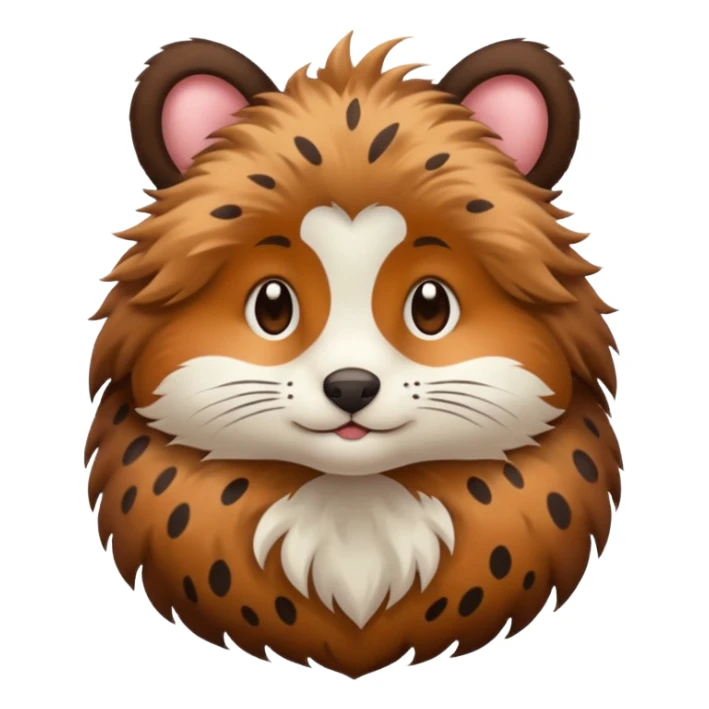 spoted animal sticker