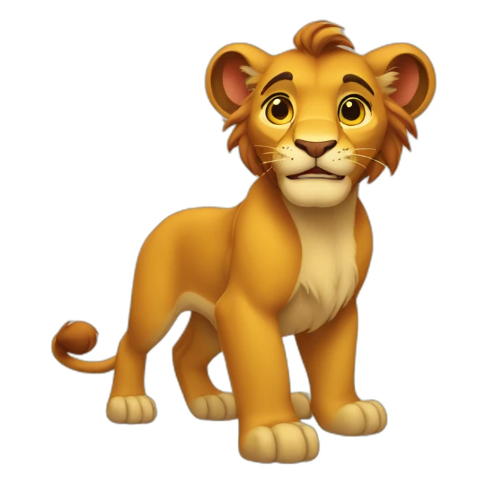 Simba sticker