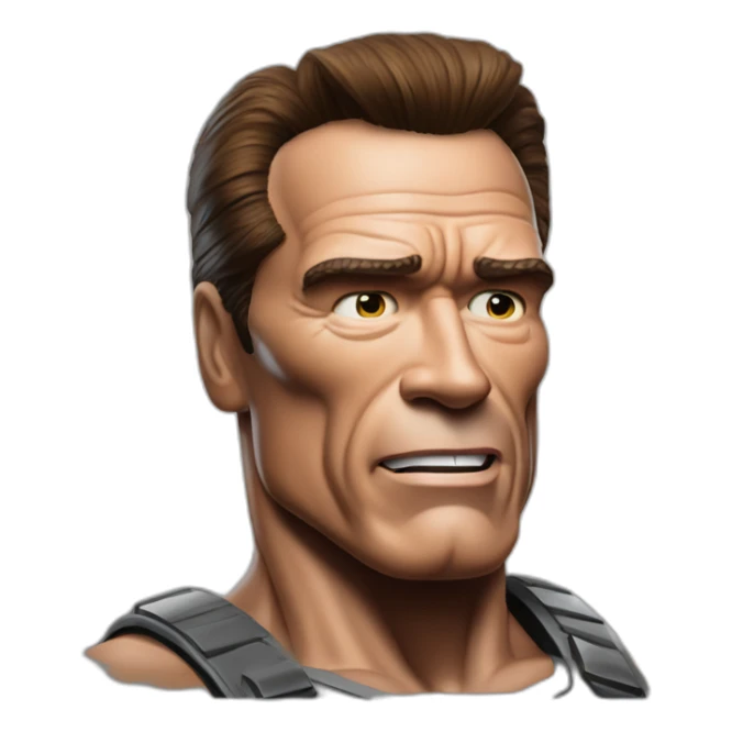 arnold schwarzenegger in total recall movie sticker