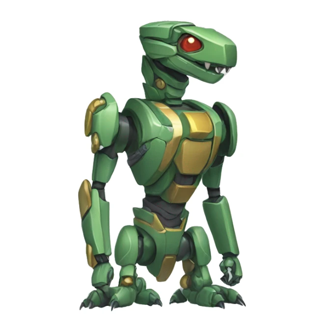 Reptile-Medabot-Mecha full body sticker
