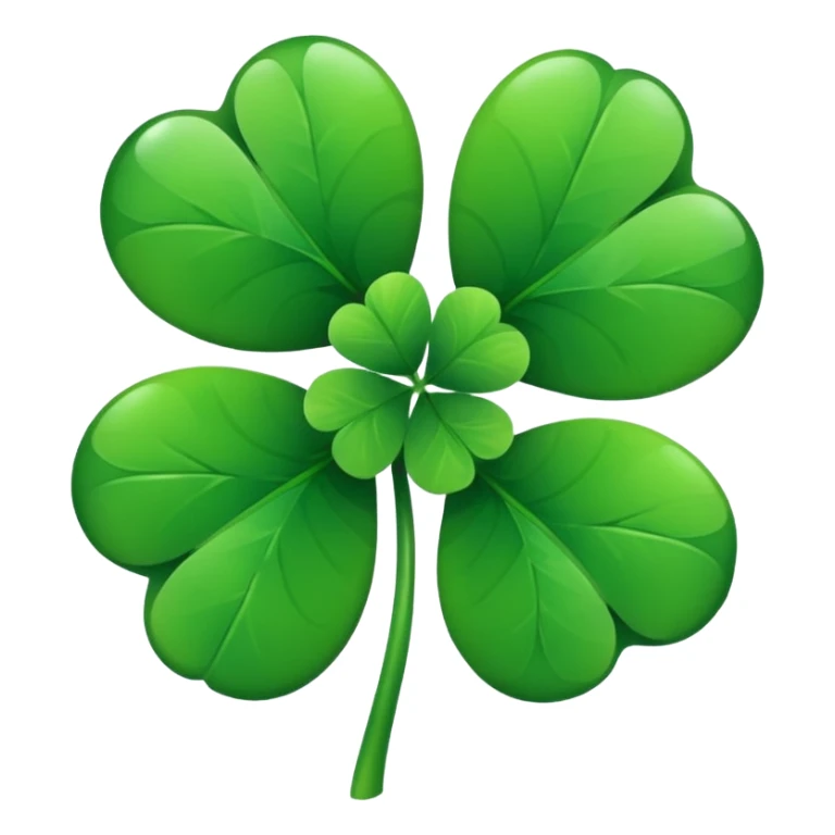 Trébol con 4 hojas a lado con nombre de Mati sticker