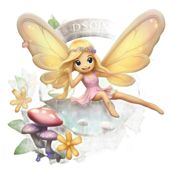 Don’t crash out sign fairy themed sticker