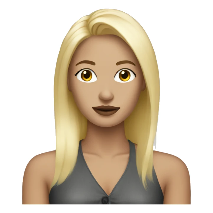 Fashion designer with blonde hair  sticker