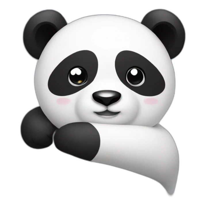 panda-hug sticker