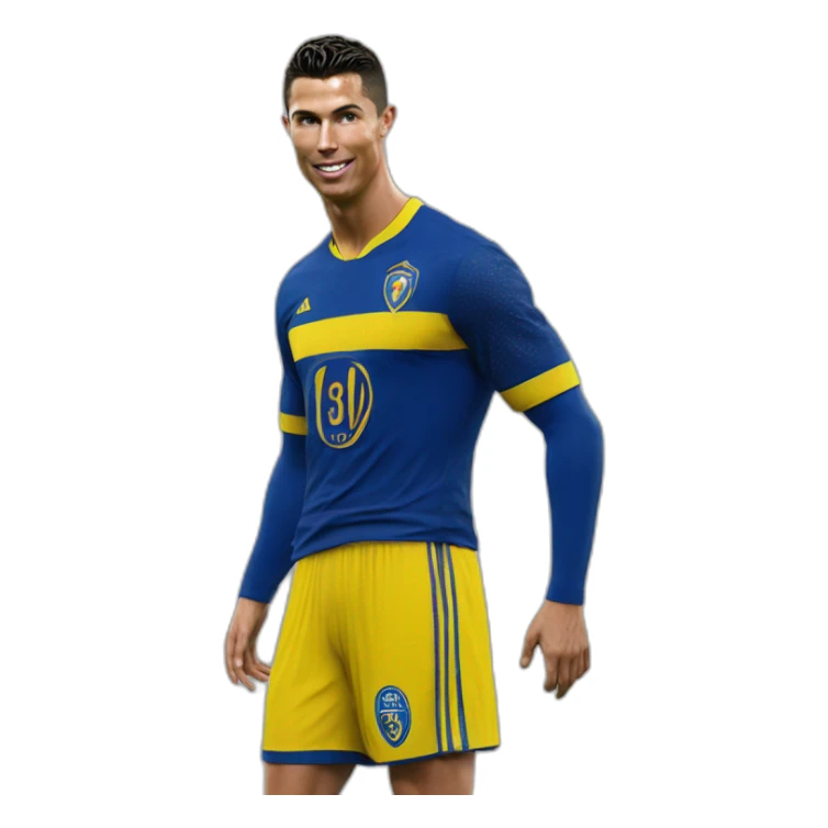 Cristiano Ronaldo in al nassr club sticker