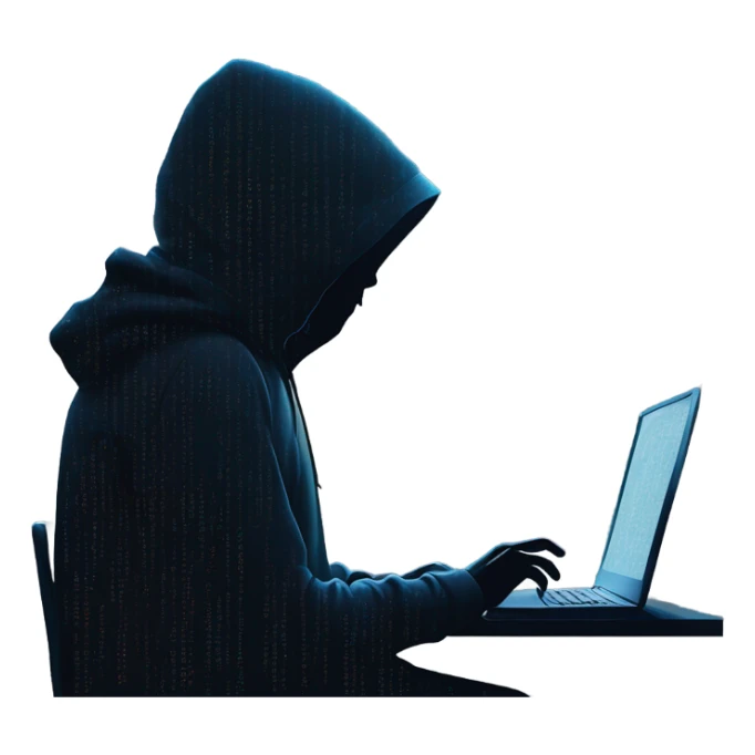 person on the darknet sticker