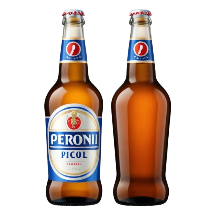 Birra Peroni piccola in bottiglia da 33 cl
 sticker