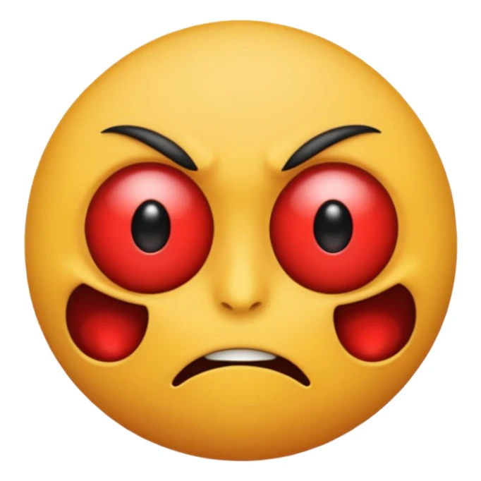 One eyed emoji that’s diabolically giving the most bombastic side eye  sticker