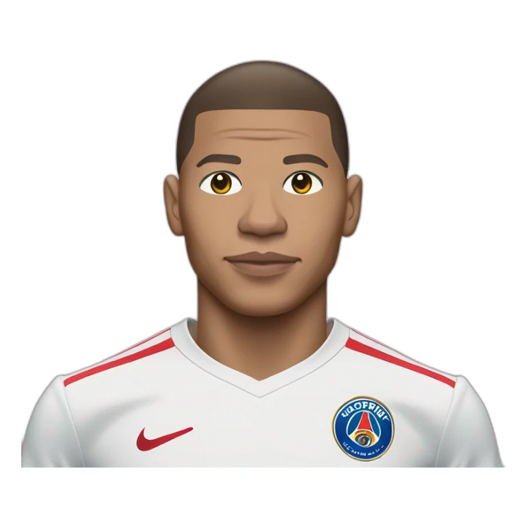 kylian mbappé wearing a indochine shirt sticker