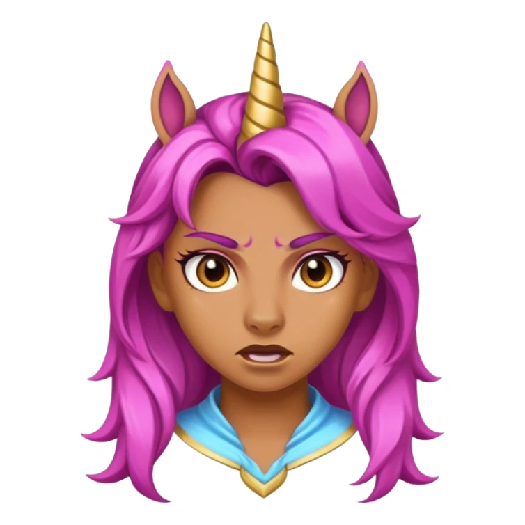 Unicorn girl that’s badass sticker