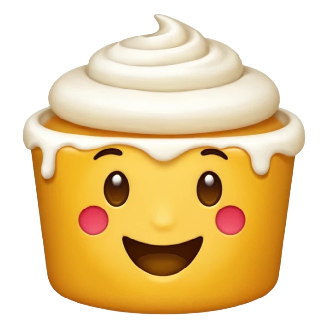 Emoji e panna in faccia sticker