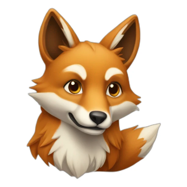 Un tortu sur un renard sticker