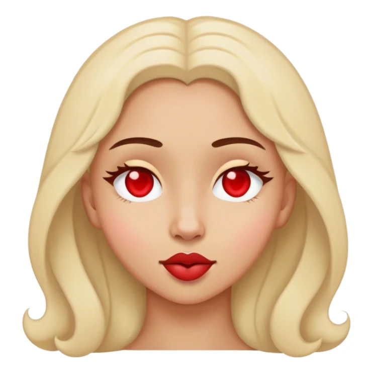 Heart eyes and sticking out Connie  sticker