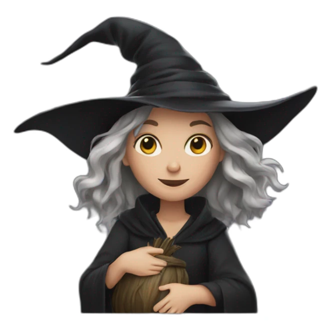 Witch harry potter sticker