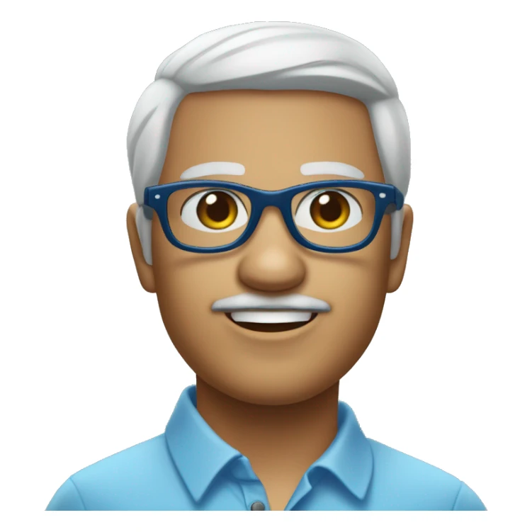 menino com pele clara com cabelo loiro e olho azul usando oculos thuig life sticker