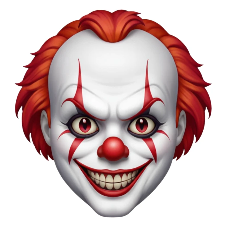 The clown from the movie IT sticker
